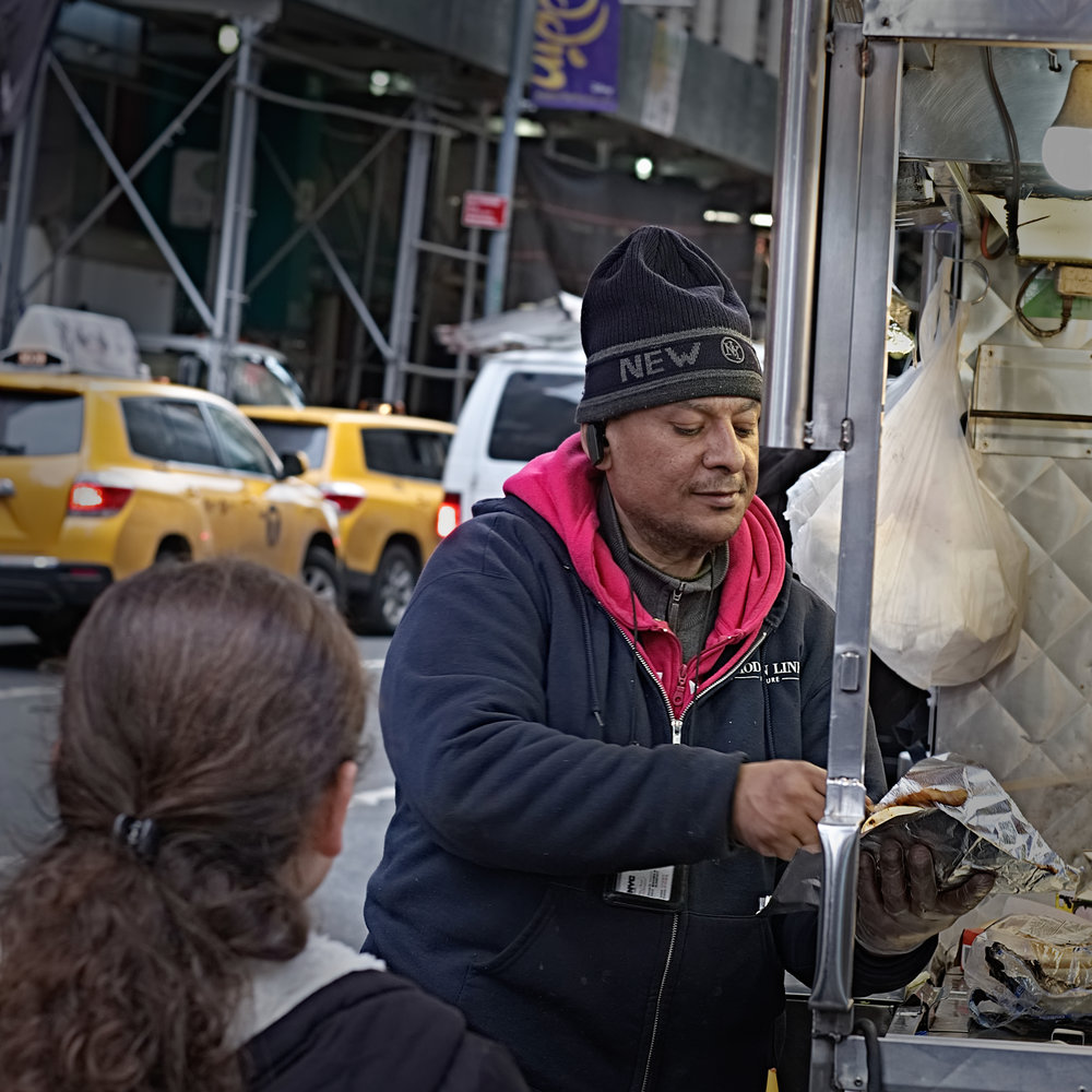   Hot food on a cold day (X-T2- and 56mm)  